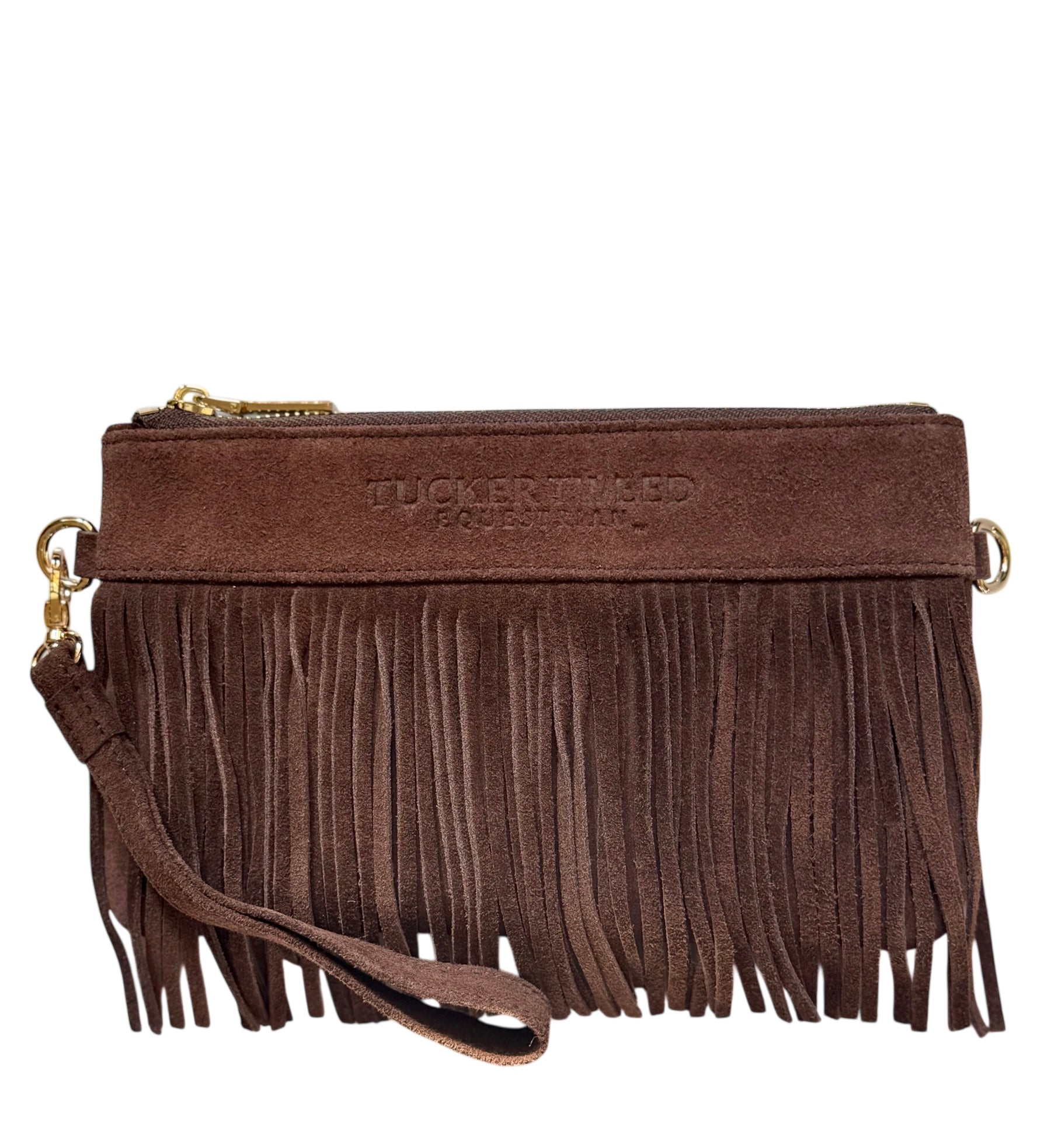 Wellington Wristlet Dark Chocolate Fringe LIMITED EDITION - Riders Choice Supply Co
