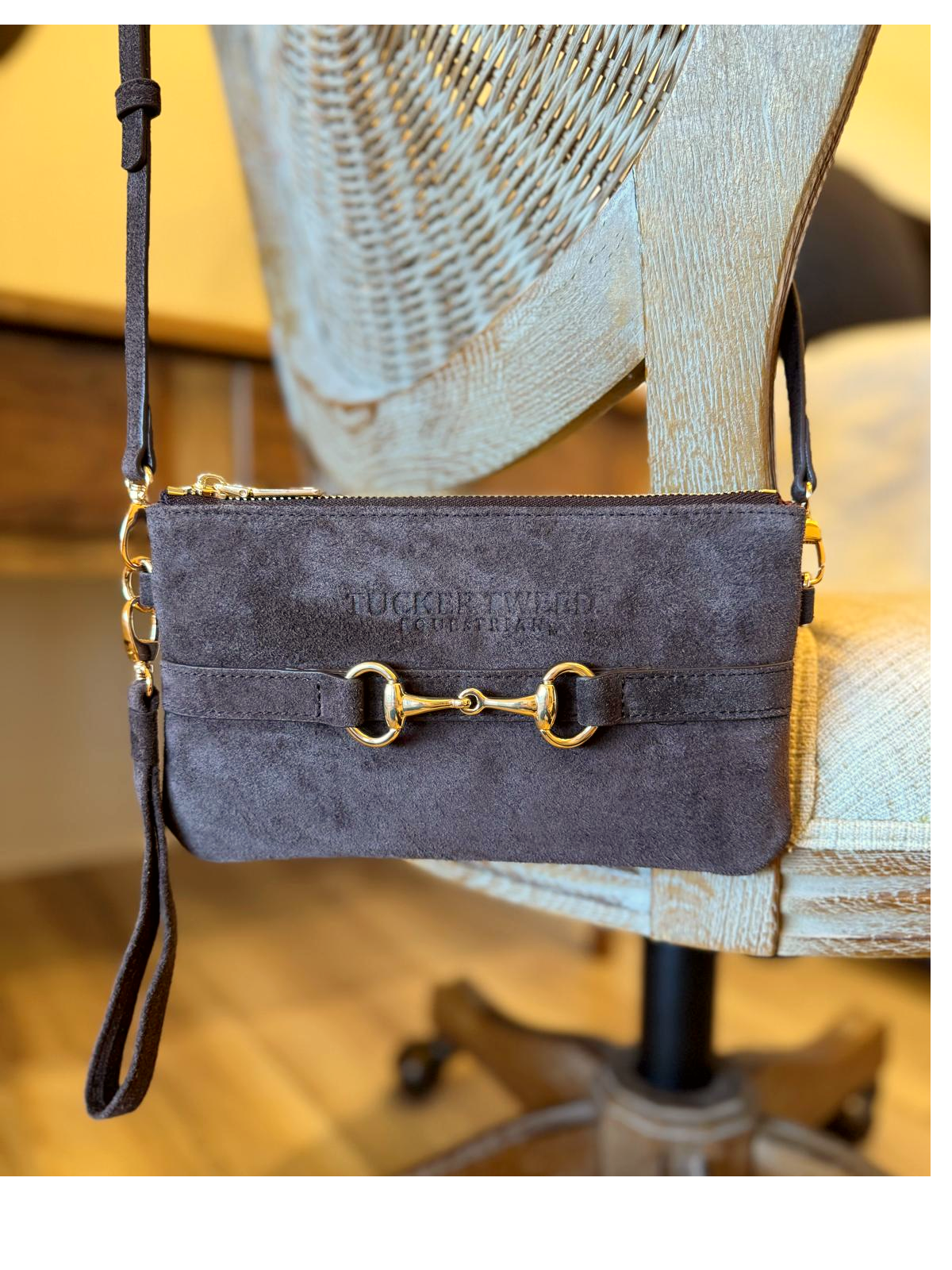 Wellington Wristlet Espresso Suede Edition - Riders Choice Supply Co