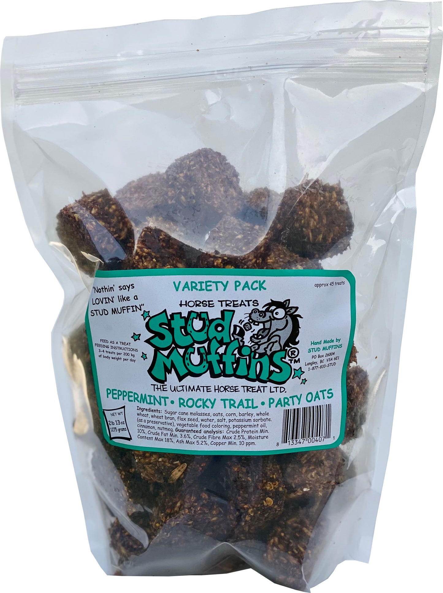 STUD MUFFINS HORSE TREAT PACK 45 oz.
